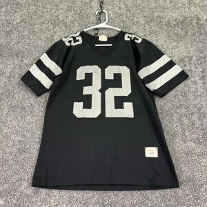 Vintage Pro Shop Shirt Mens Medium Black 32 Football Mesh Jersey Made USA